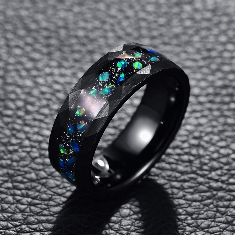 Vakki Herrenring Aus Wolfram – 8 Mm Breit, Matt S Produktbild-Vorschau 8